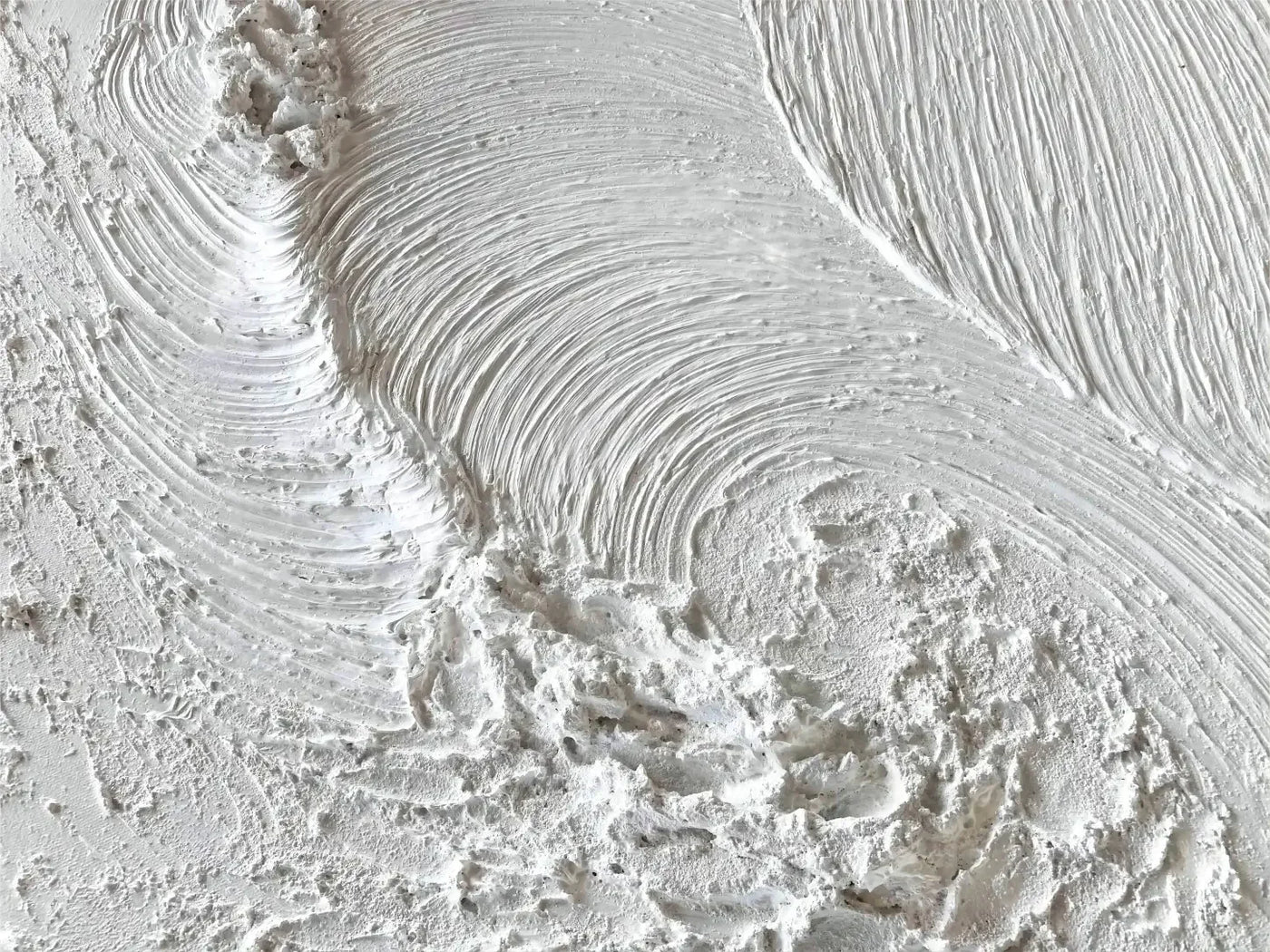 White 3D Texture Art