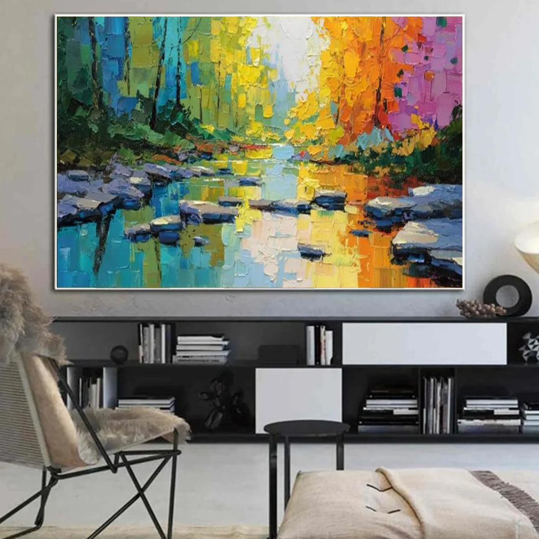 Flower & Tree Abstract Wall Art #ML187