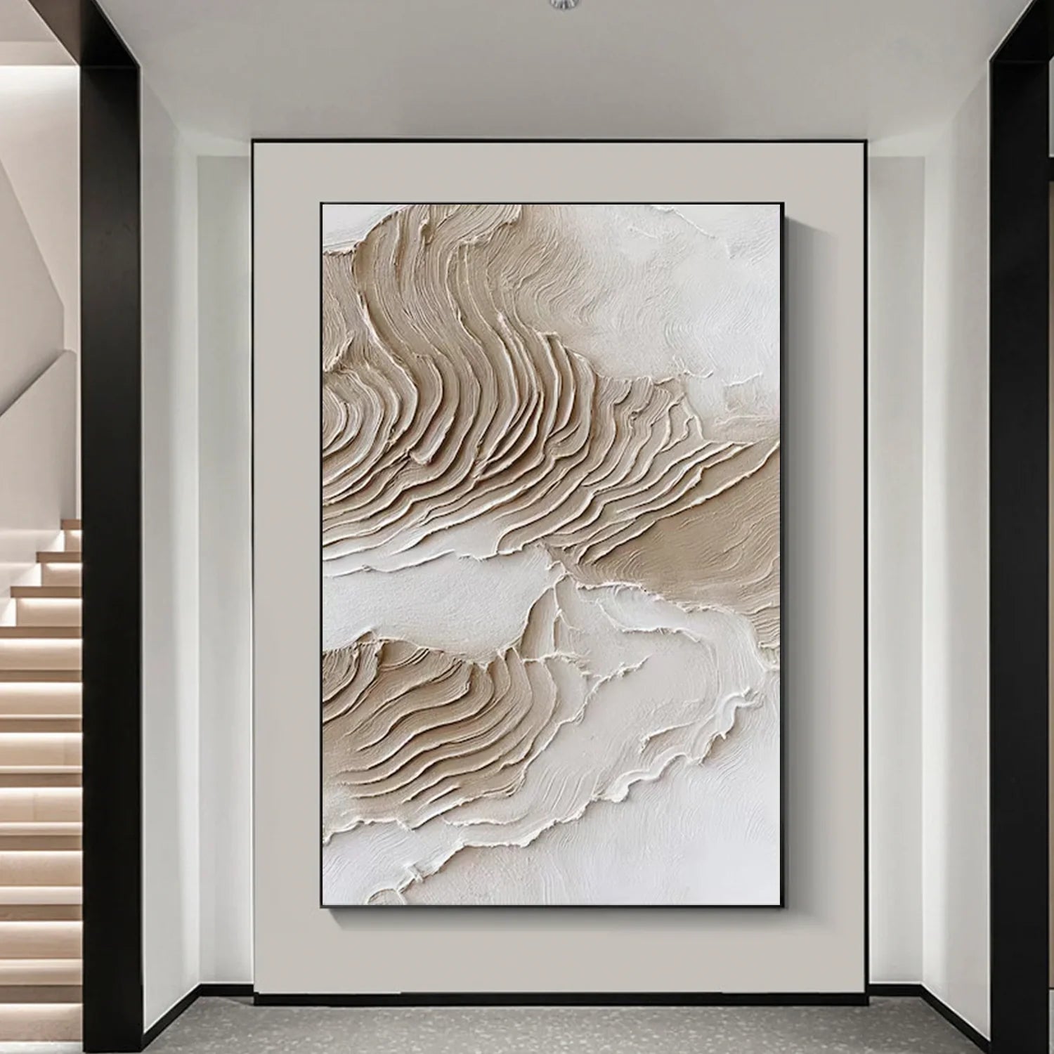 Minimalist Textured Canvas Art #MM295