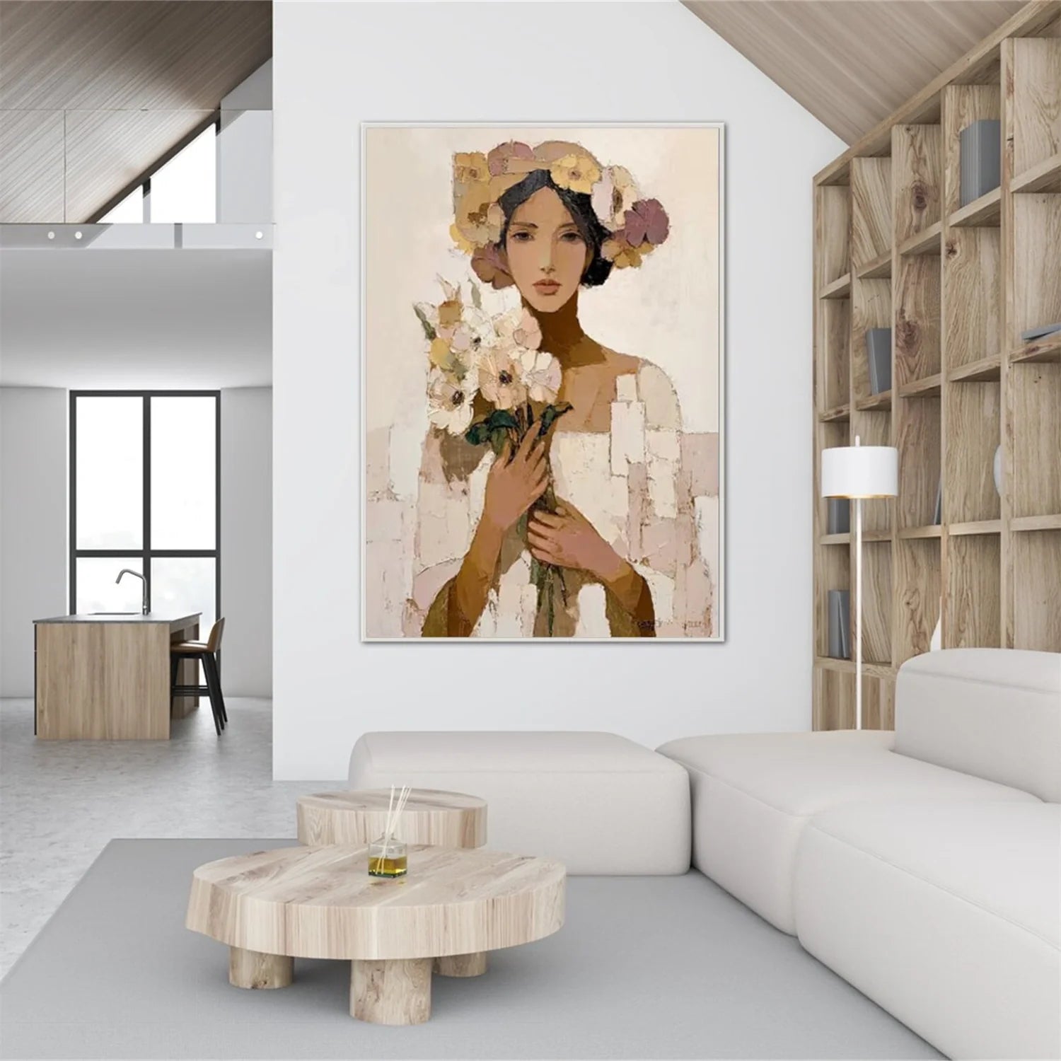 Abstract Portrait Wall Art #AP095
