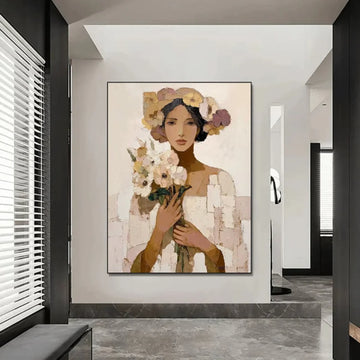 Abstract Portrait Wall Art #AP095