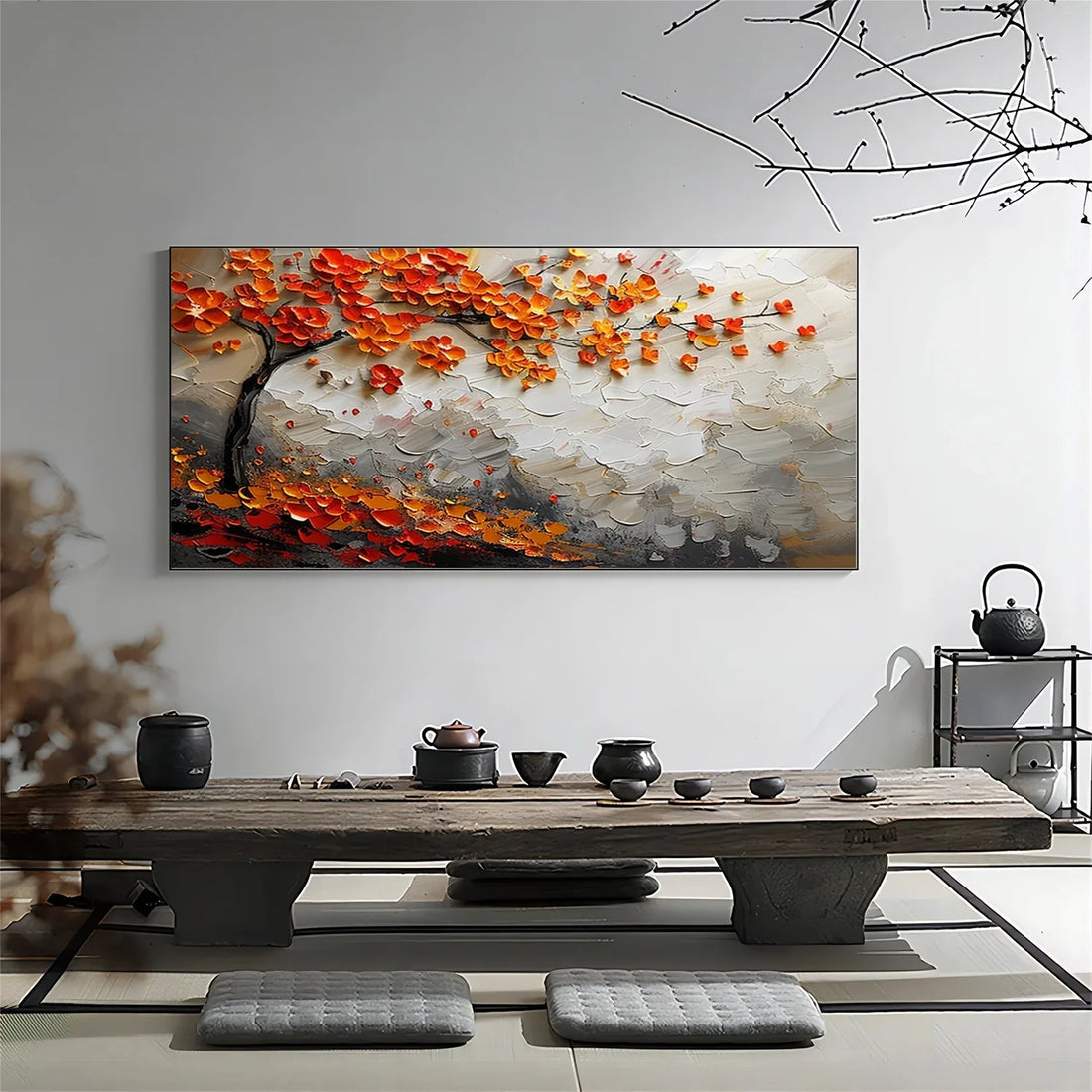 Flower & Tree Abstract Wall Art #ML086