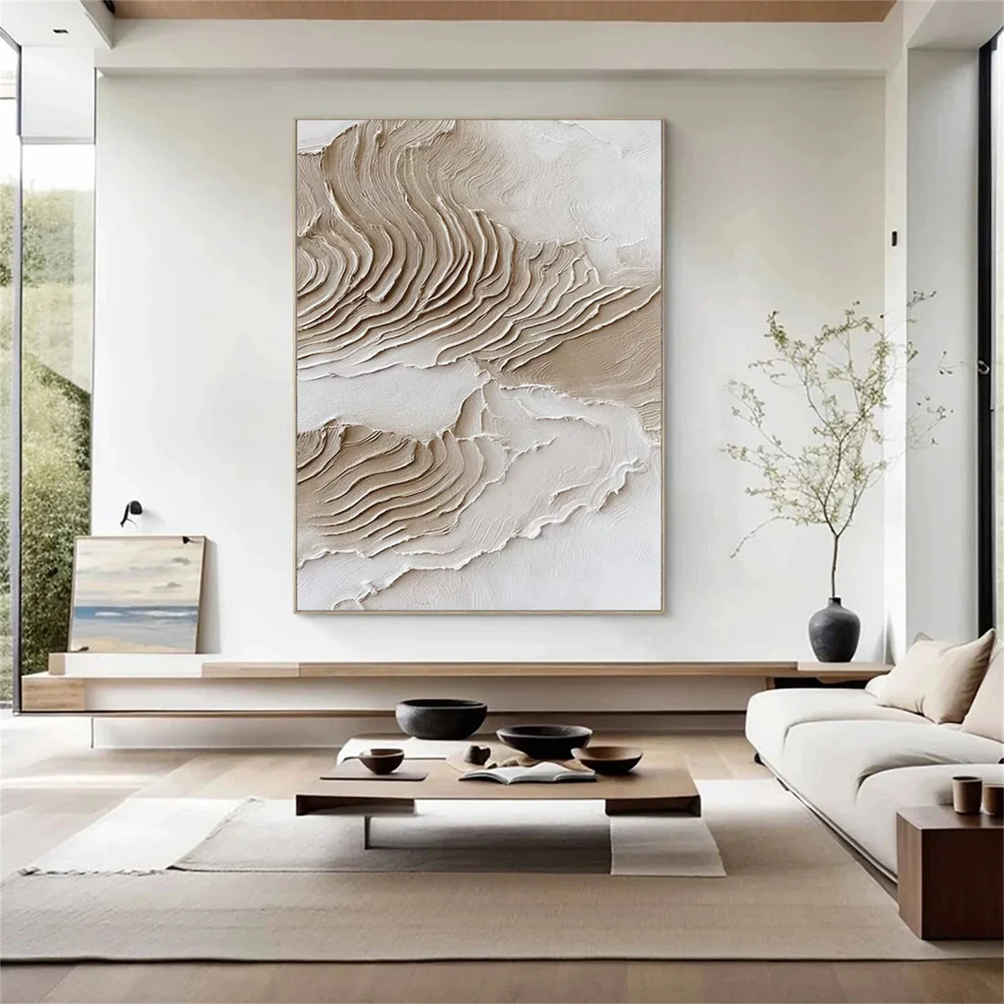 Minimalist Textured Canvas Art #MM295