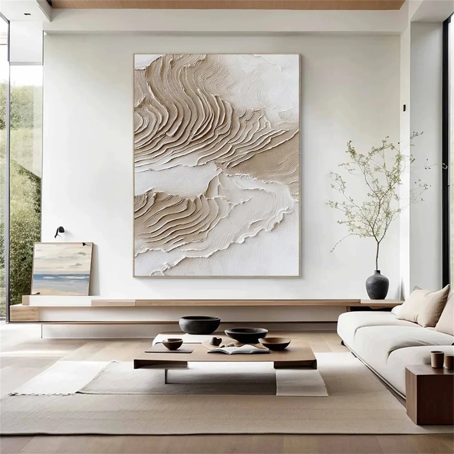 Minimalist Textured Canvas Art #MM295