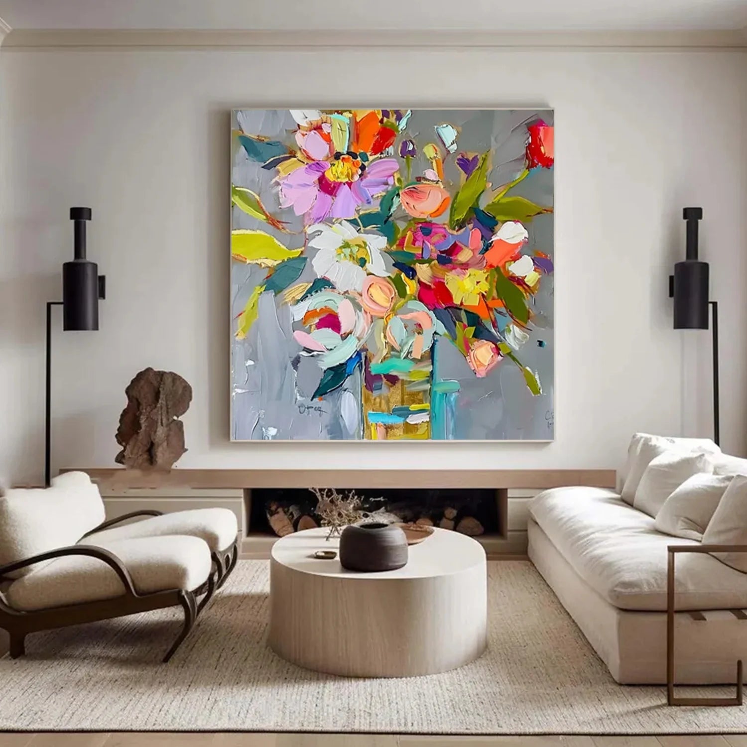 Flower & Tree Abstract Wall Art #ML193