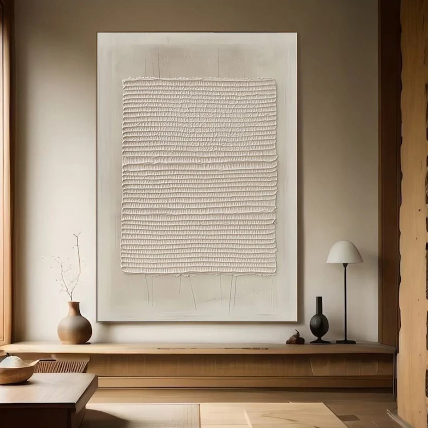 Wabi Sabi Textured Canvas Art #WS920