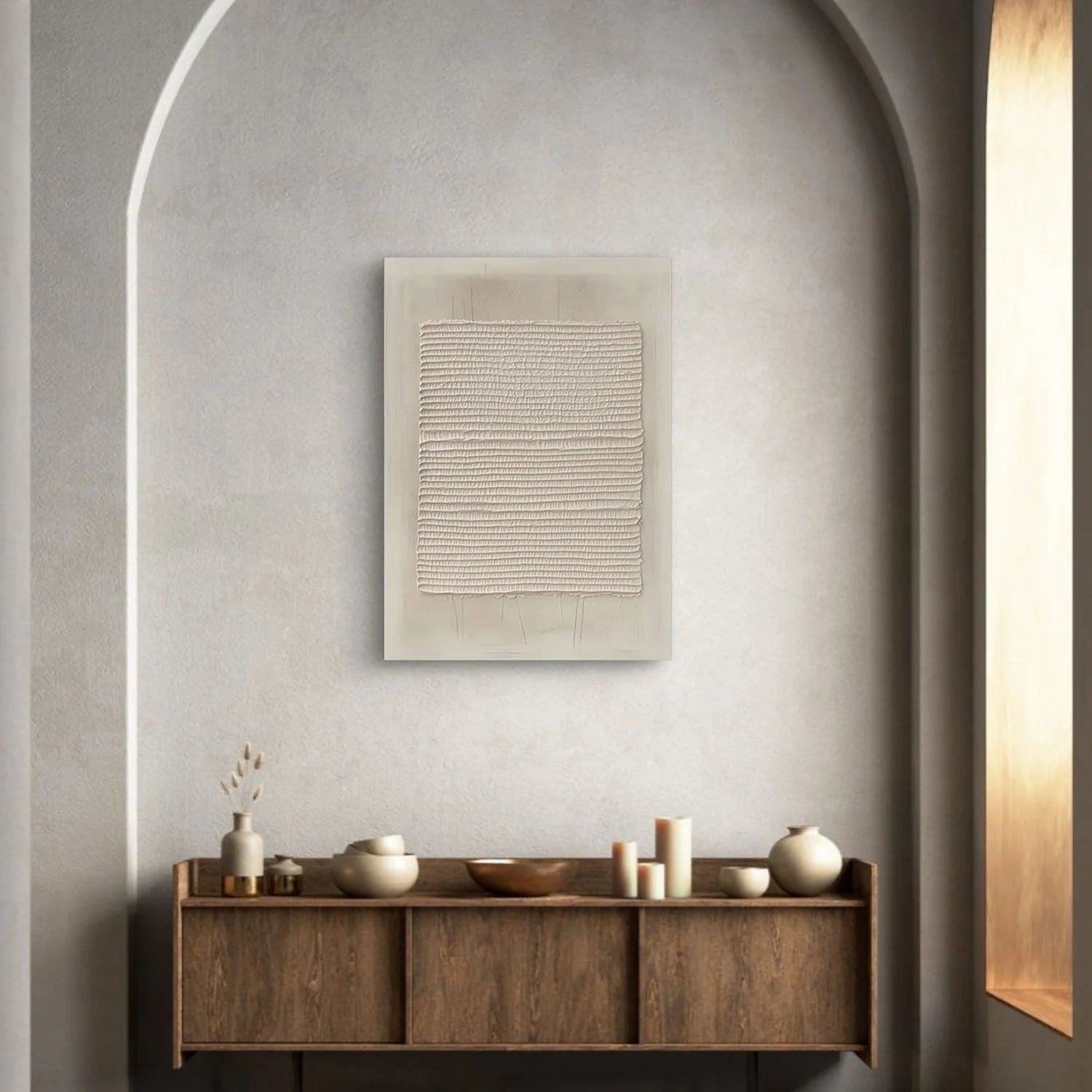 Wabi Sabi Textured Canvas Art #WS920