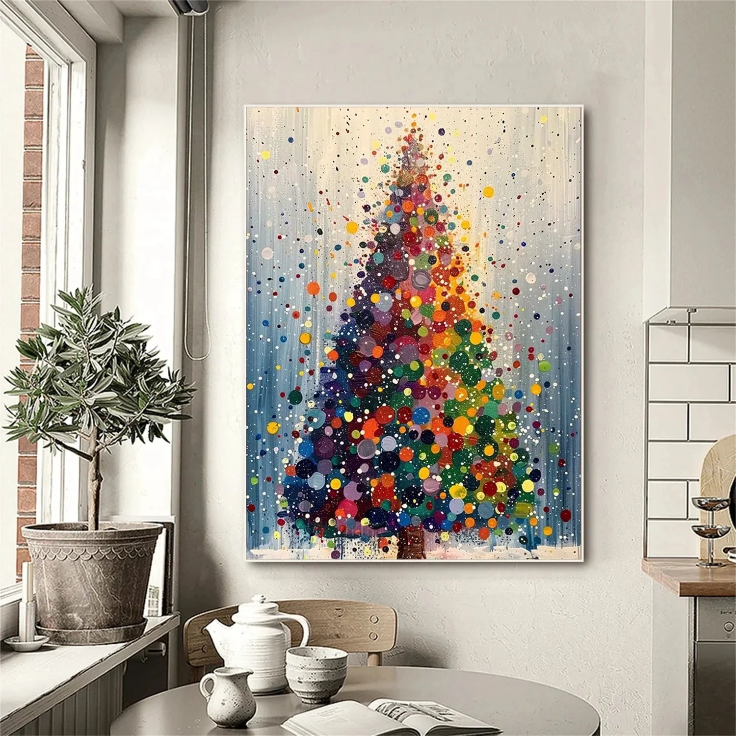 Flower & Tree Abstract Wall Art #ML191