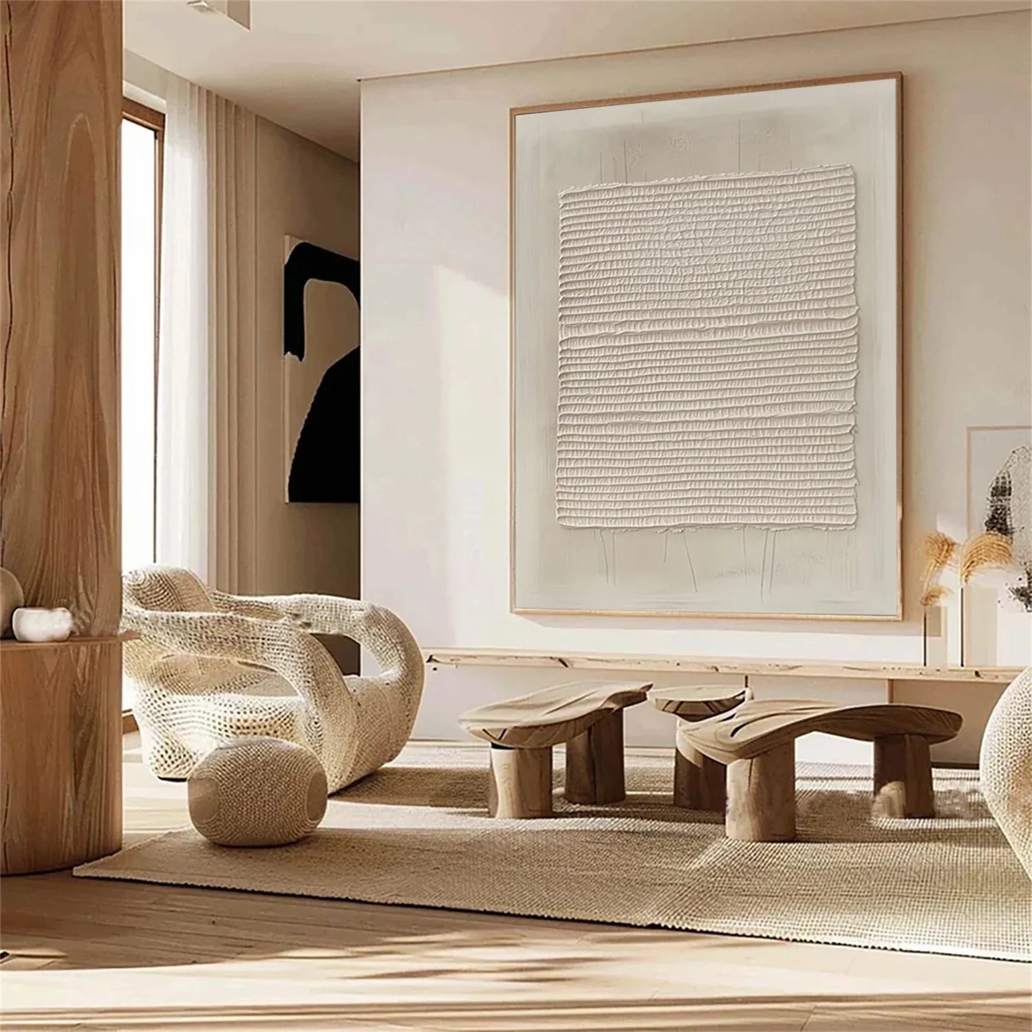 Wabi Sabi Textured Canvas Art #WS920
