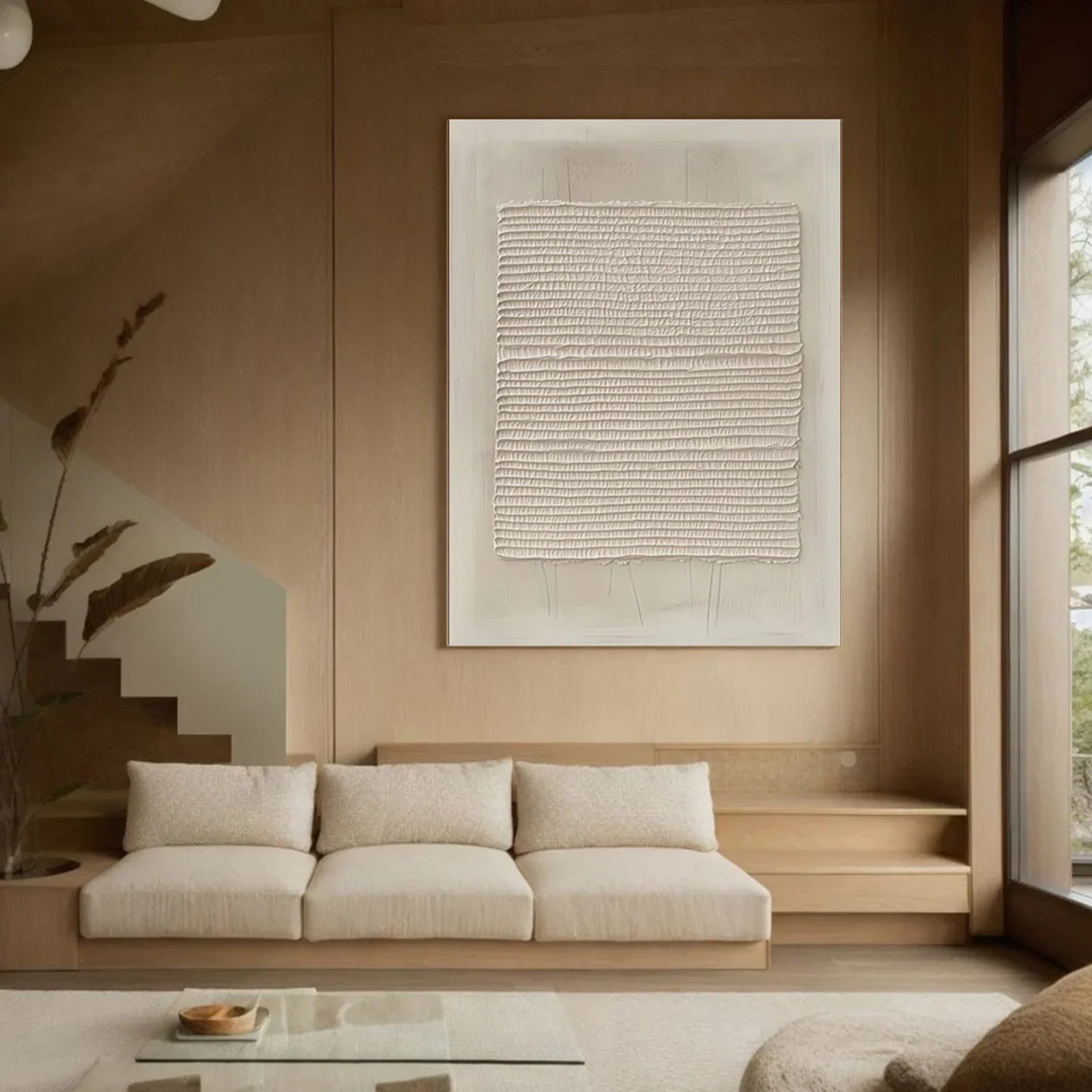 Wabi Sabi Textured Canvas Art #WS920