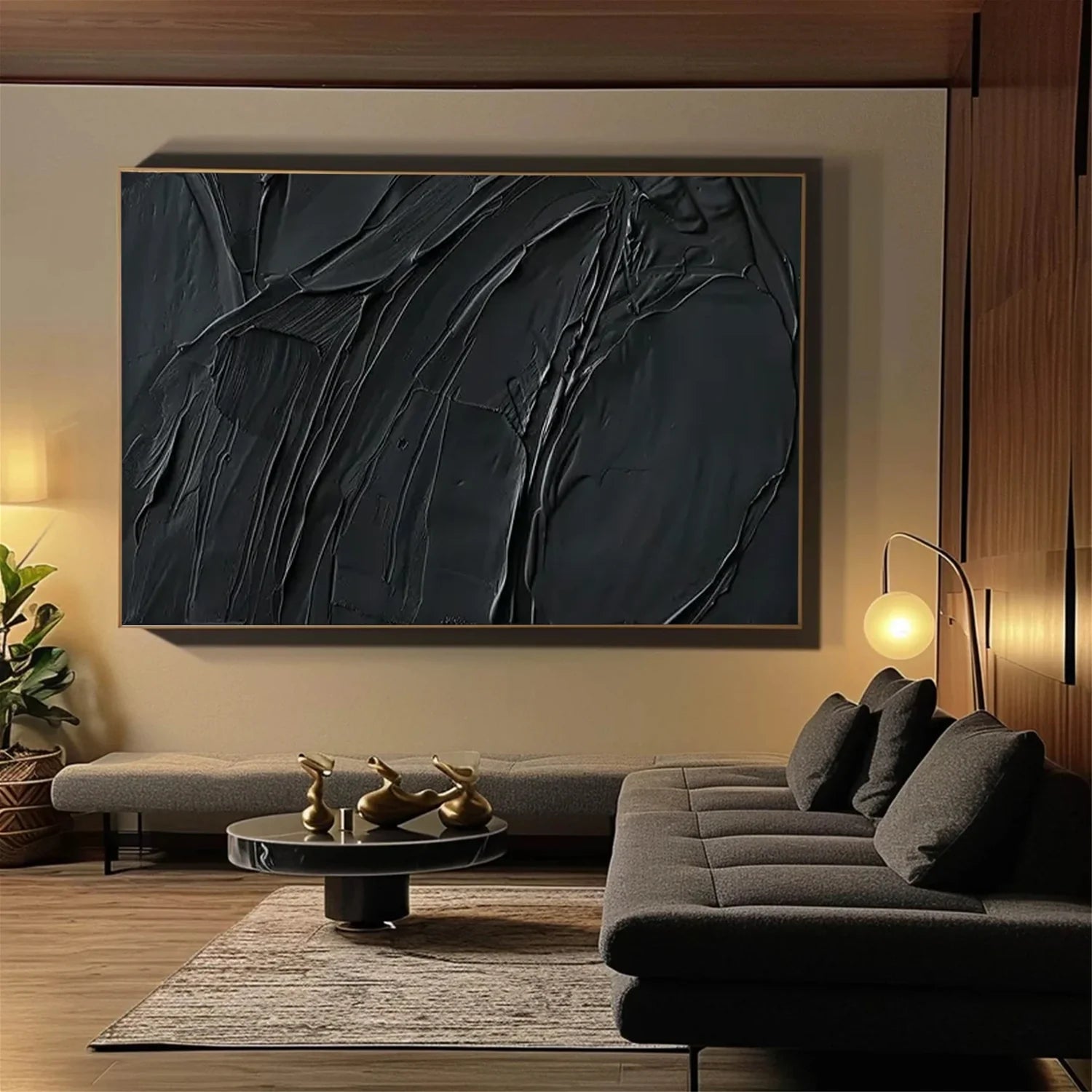 Minimalist Textured Canvas Art #MM328