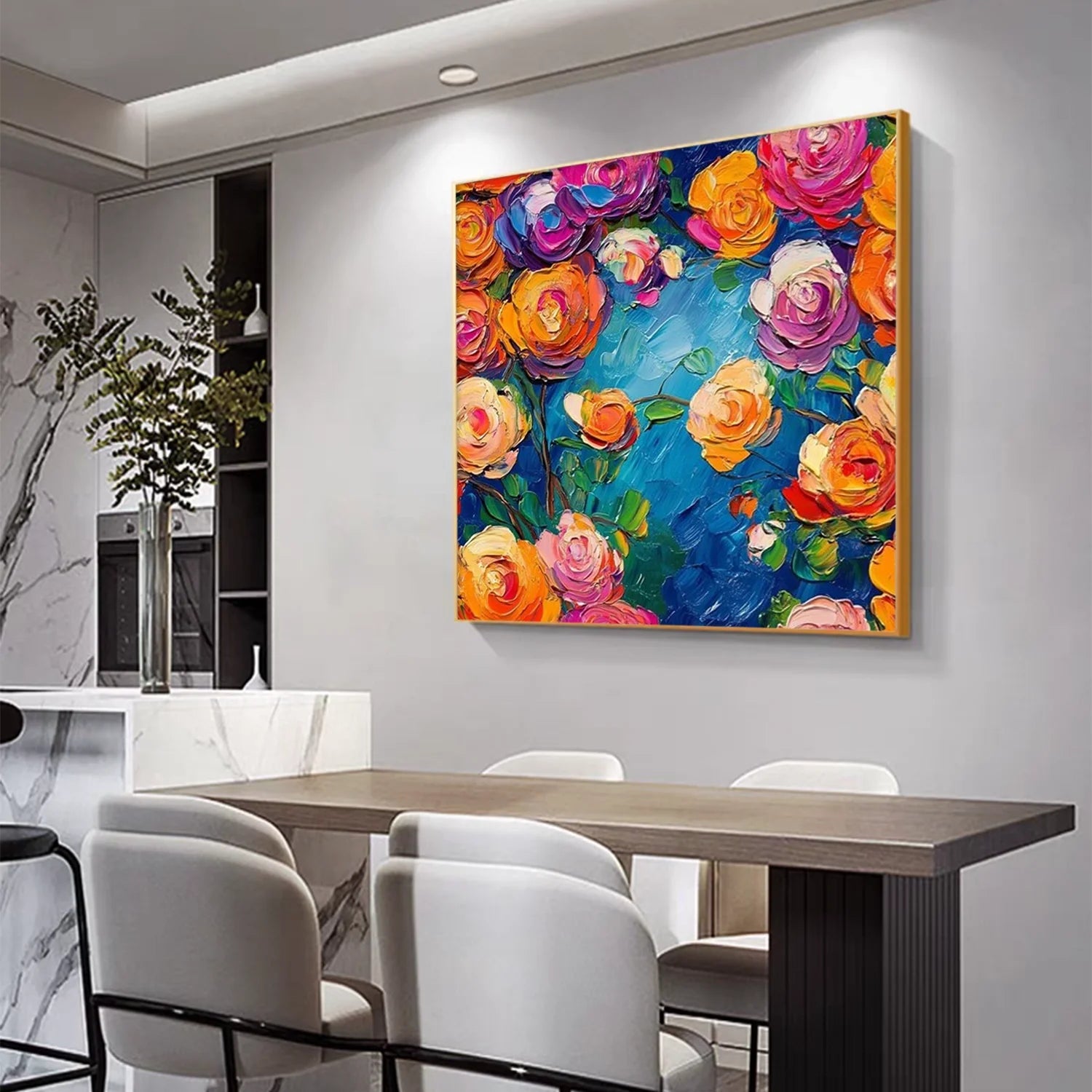 Flower & Tree Abstract Wall Art #ML194