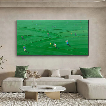 Golf Sport Textured Wall Art #SA078