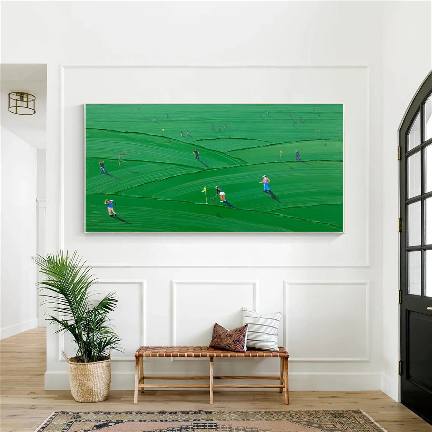 Golf Sport Textured Wall Art #SA078