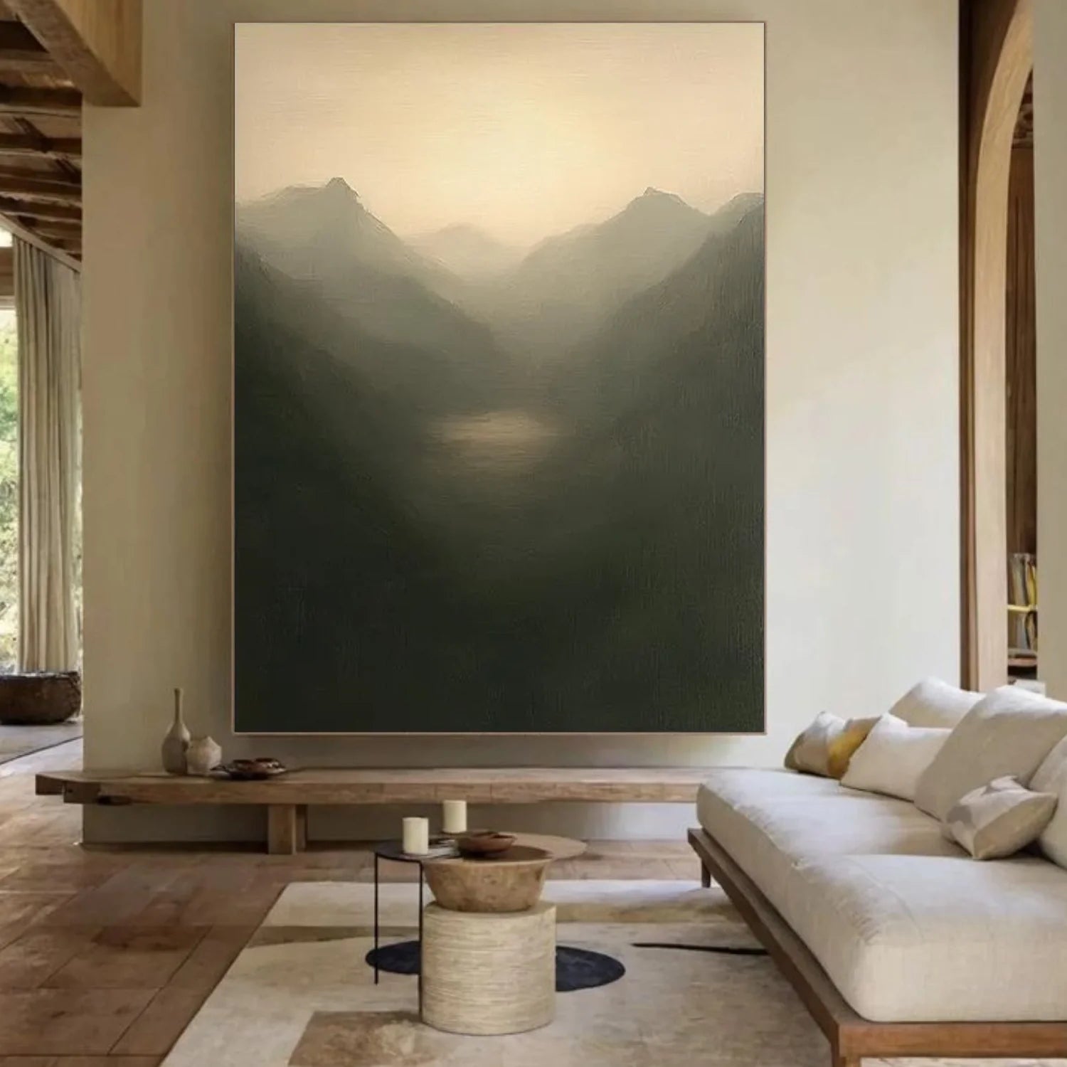 Minimalist Mountain Canvas Art #MM323