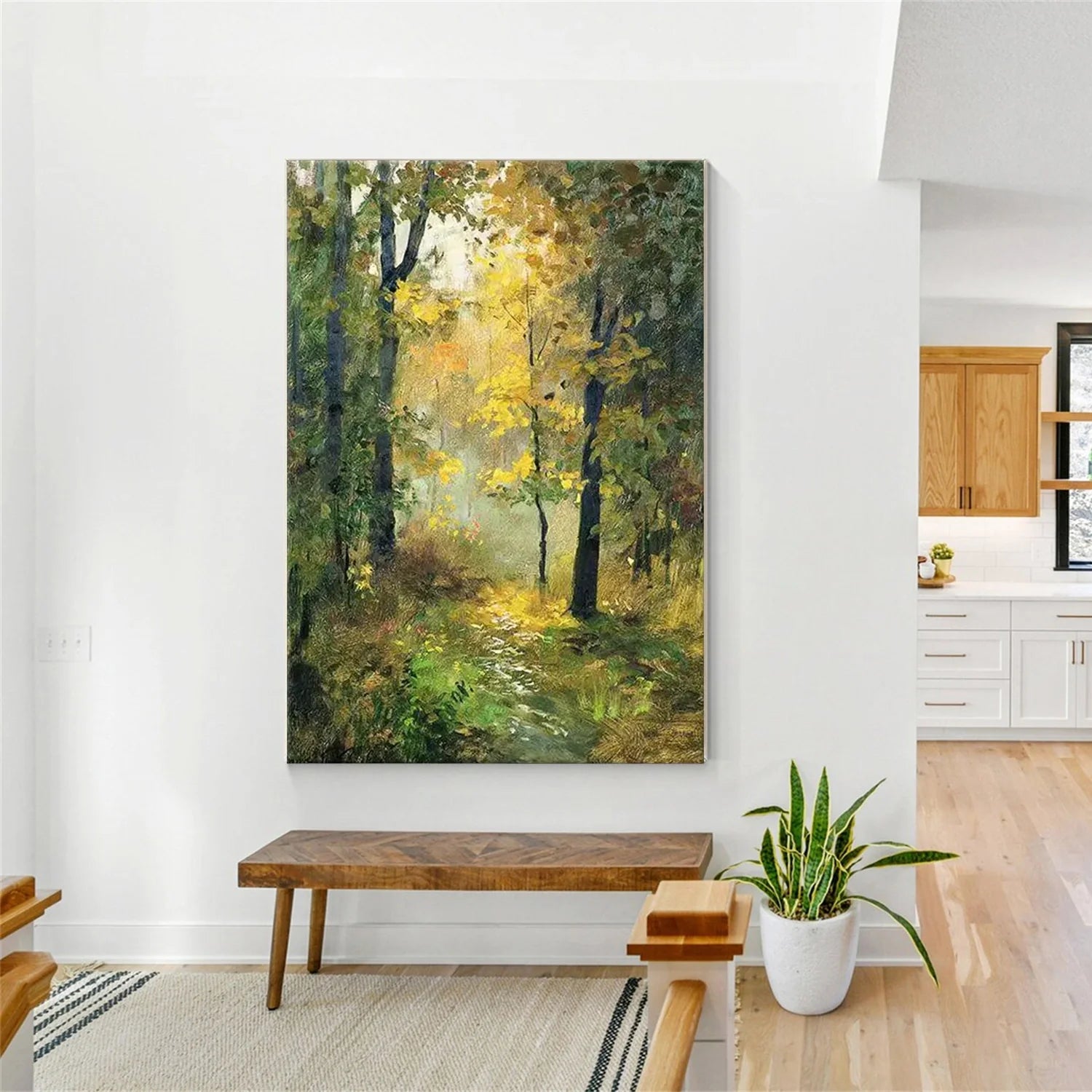 Flower & Tree Abstract Wall Art #ML142