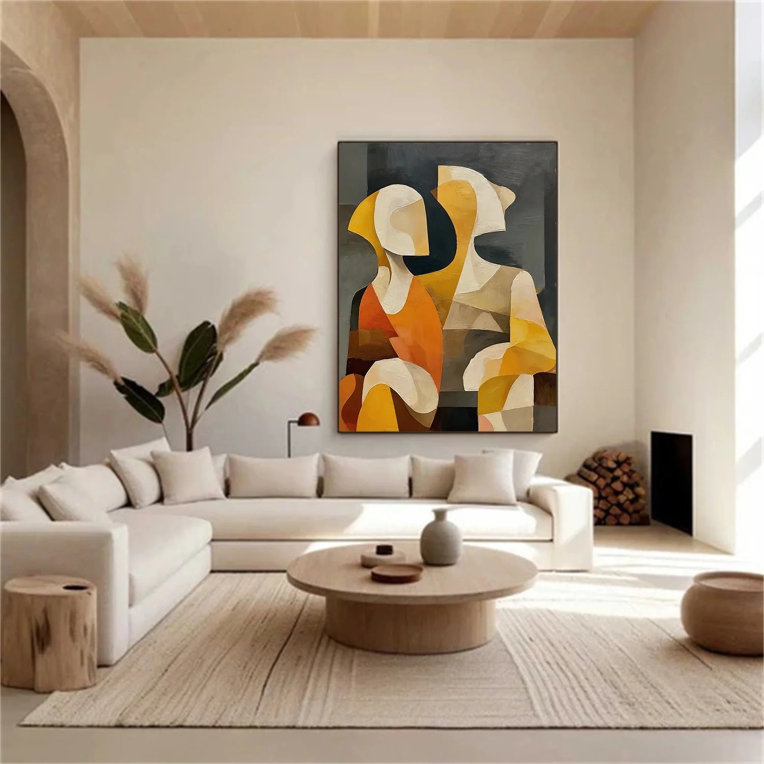Abstract Portrait Wall Art #AP076