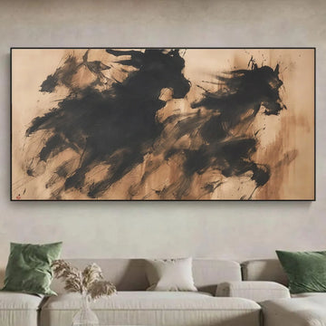 Abstract Animal Horse Wall Art #AL173