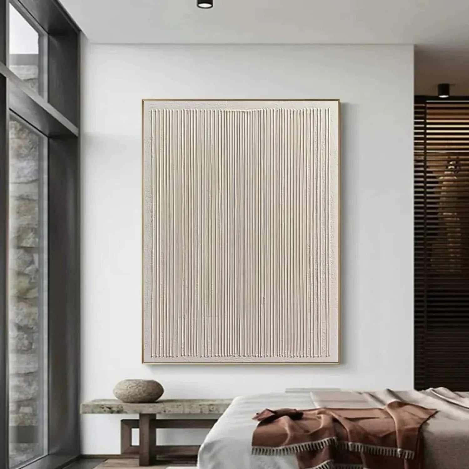 Minimalist Textured Canvas Art #MM356