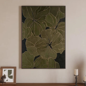 Flower & Tree Abstract Wall Art #ML197