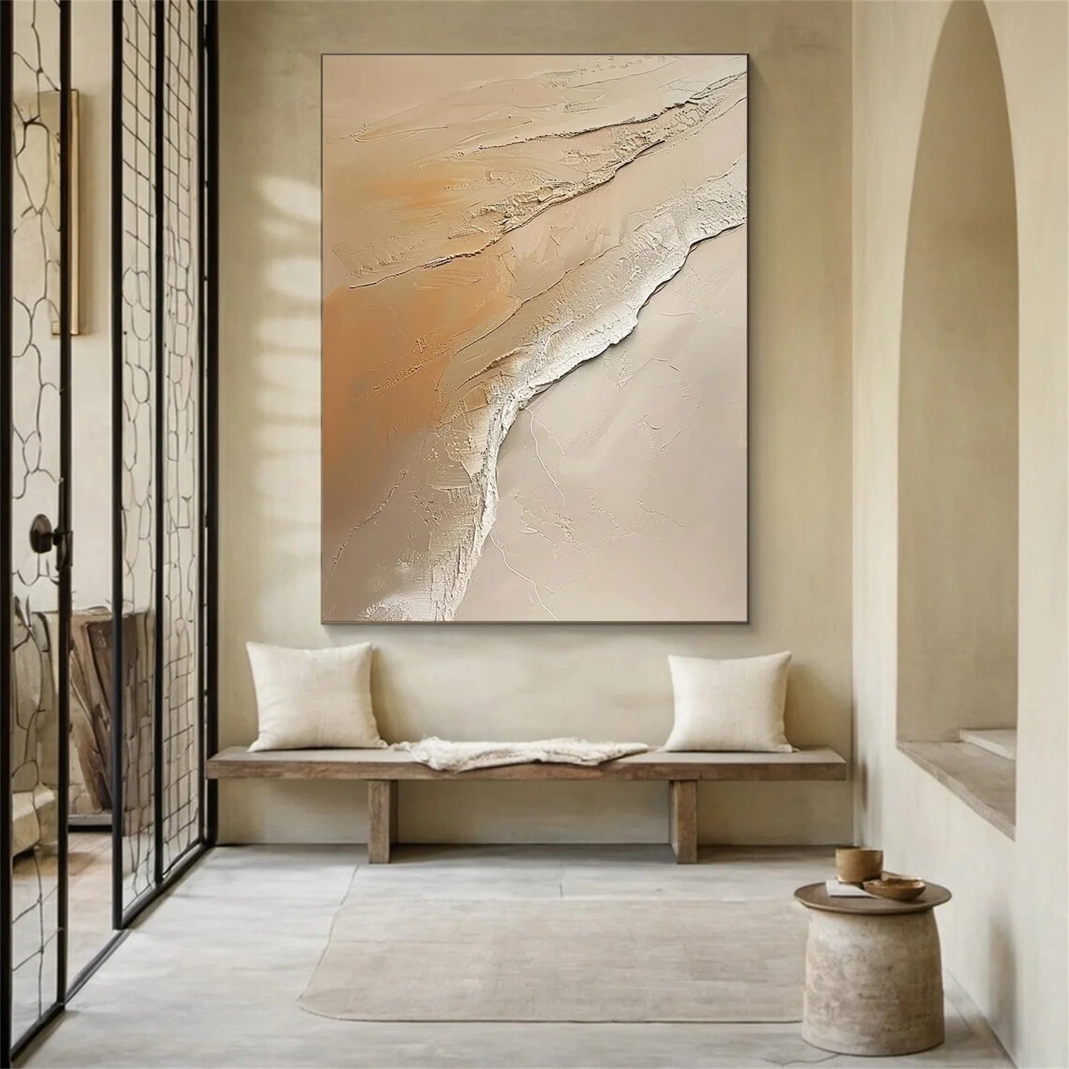 Abstract Textured Canvas Art #WS596