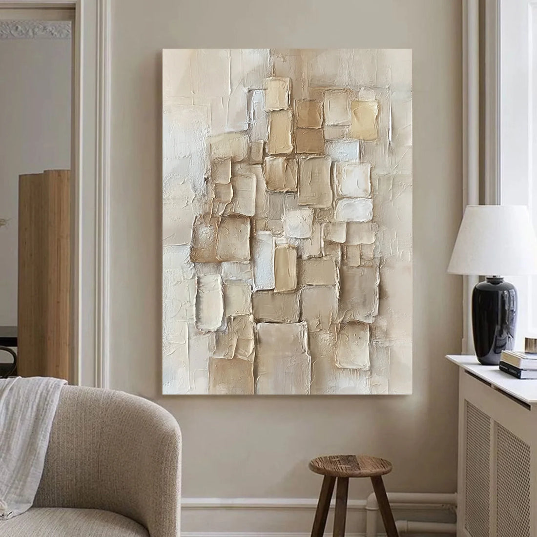Abstract Textured Canvas Art #WS821