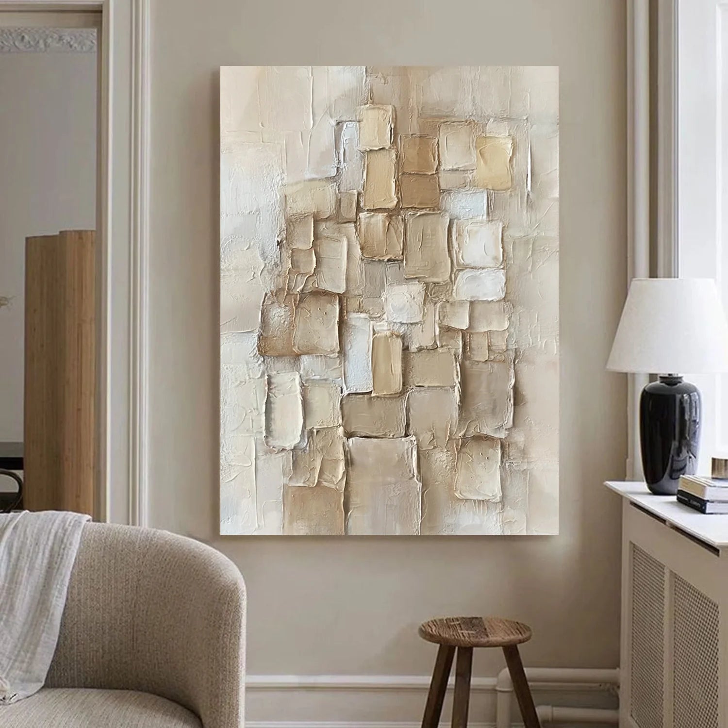 Abstract Textured Canvas Art #WS821