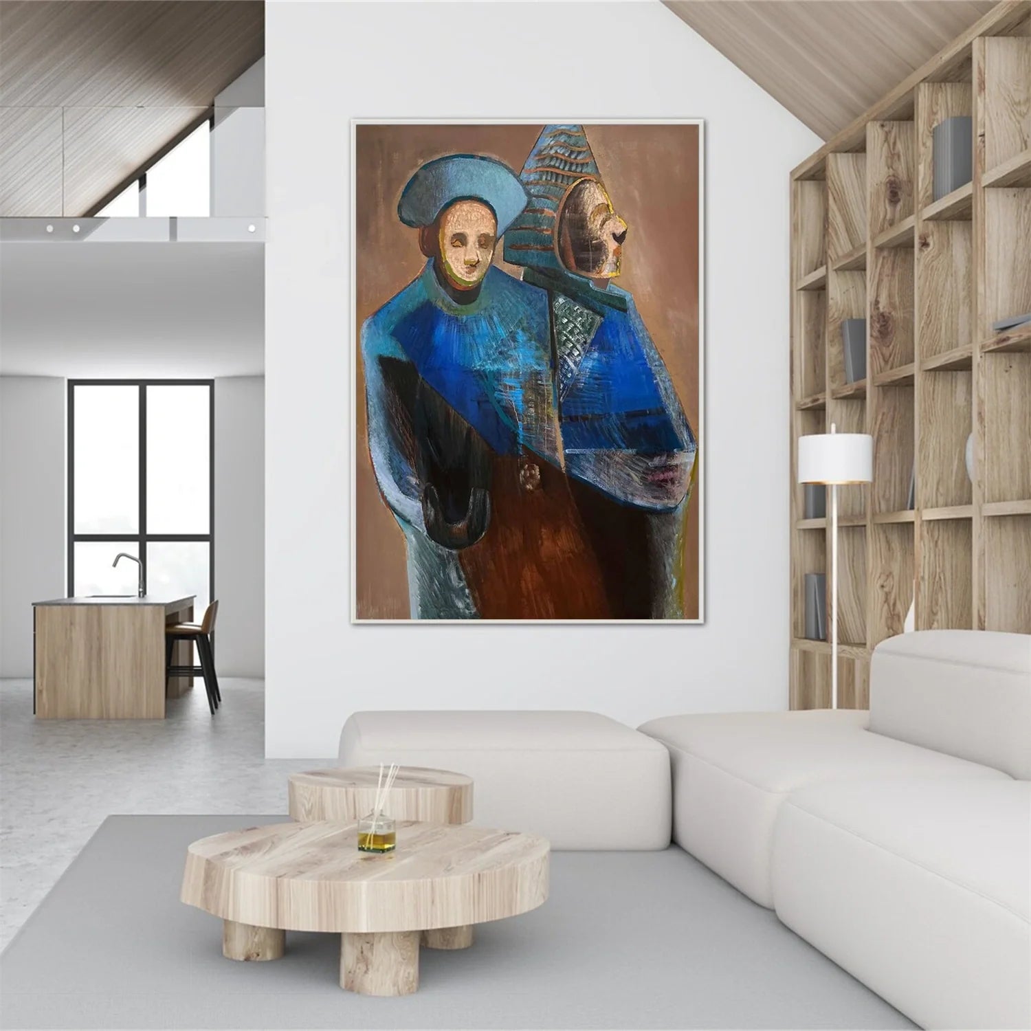 Abstract Portrait Wall Art #AP059