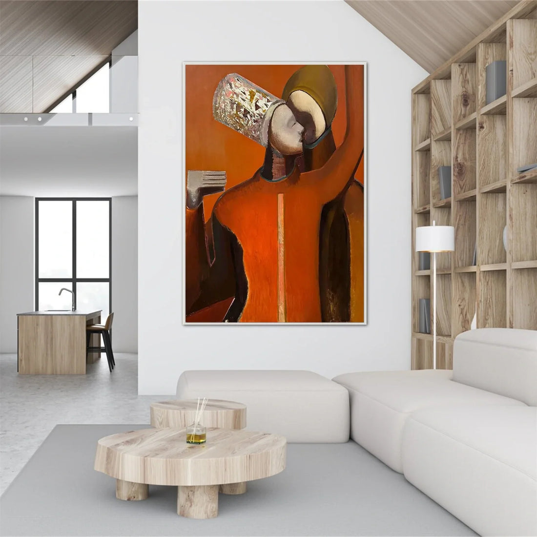 Abstract Portrait Wall Art #AP060