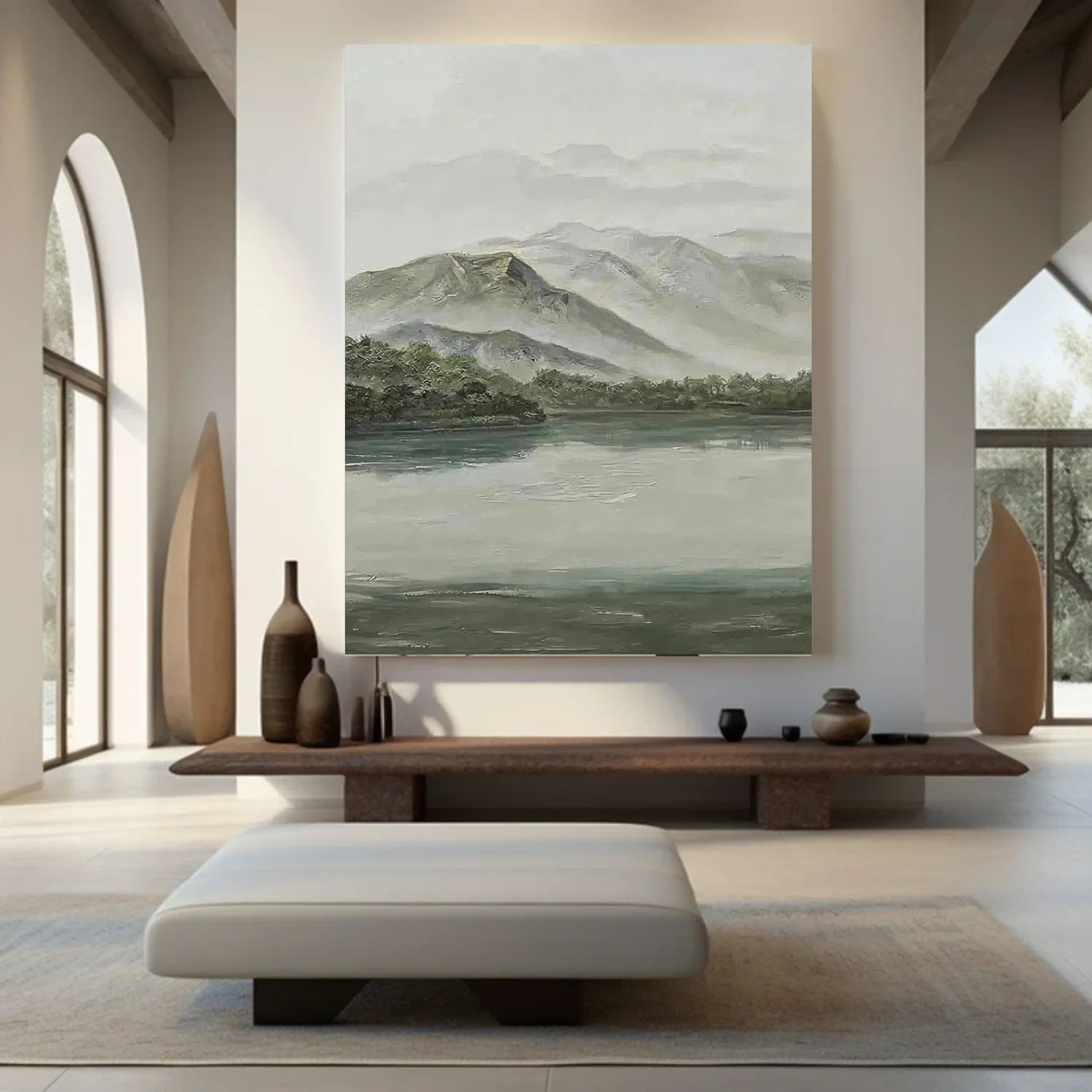Minimalist Mountain Canvas Art #MM392