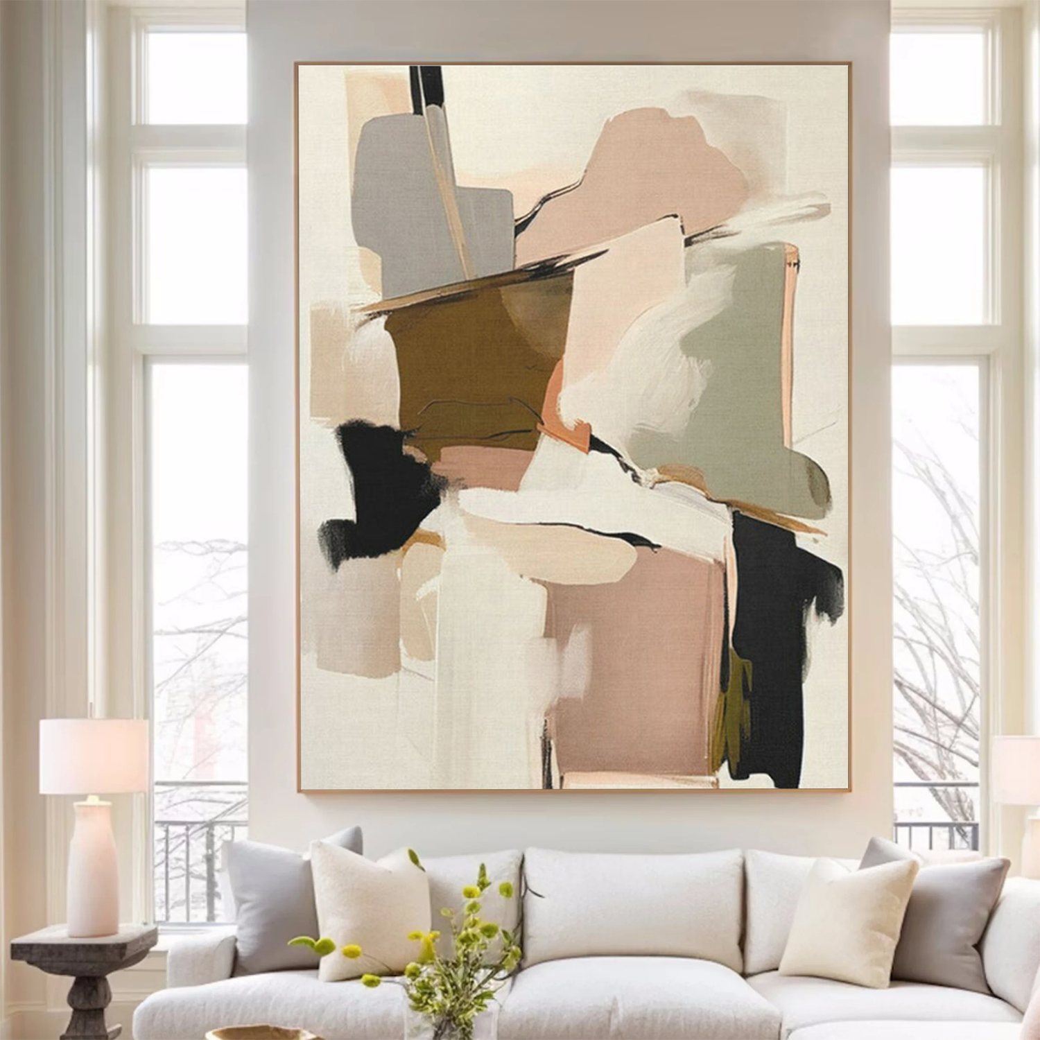 Abstract Canvas Art #WS658