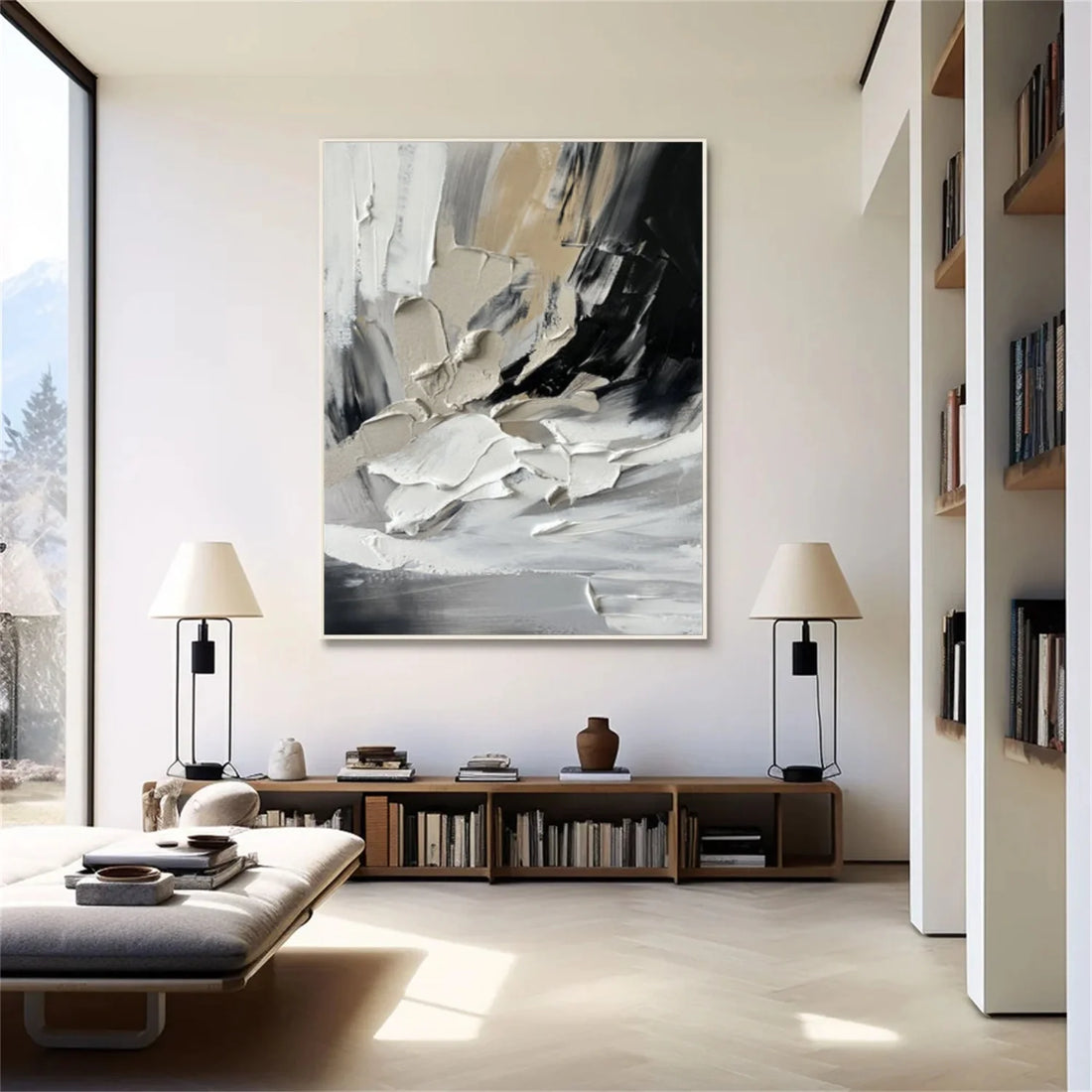 Minimalist Textured Canvas Art #MM319