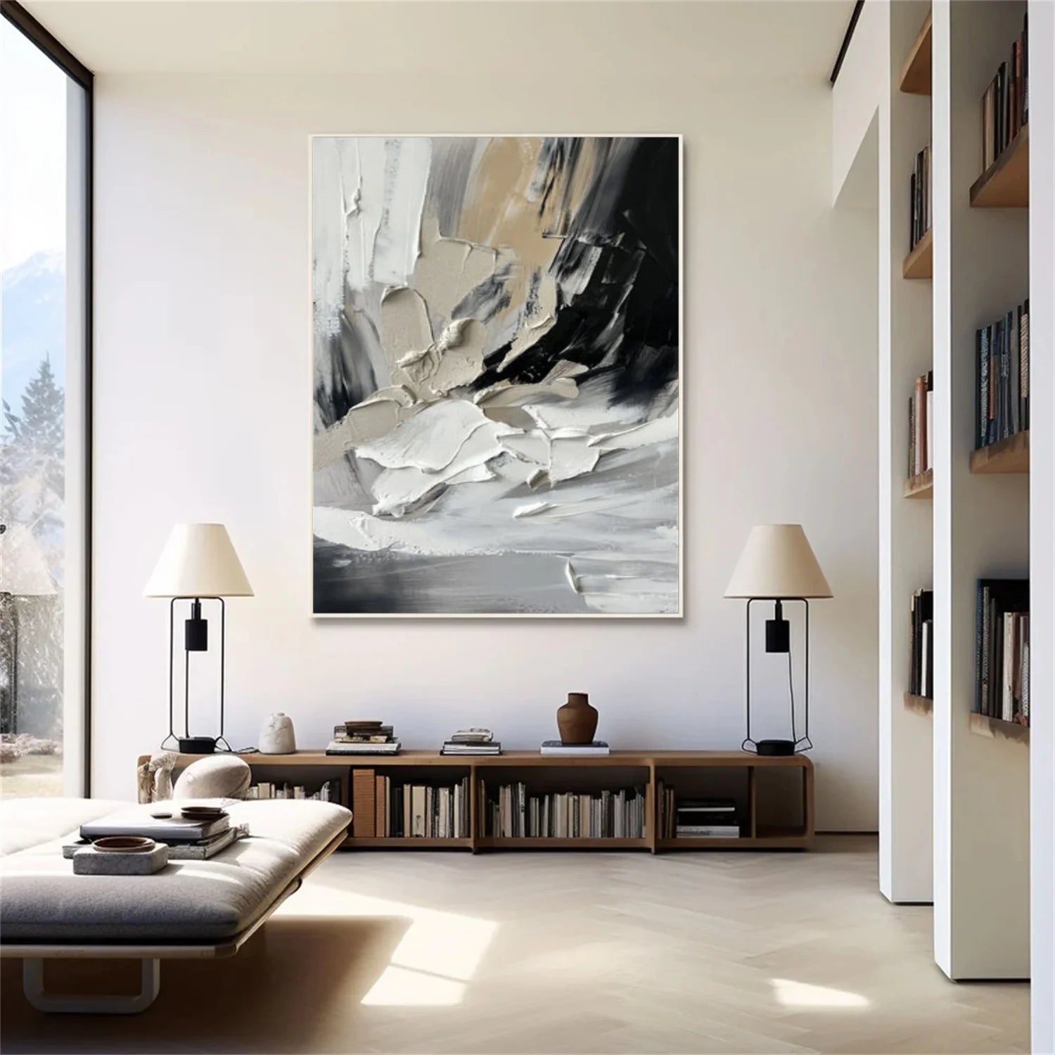 Minimalist Textured Canvas Art #MM319
