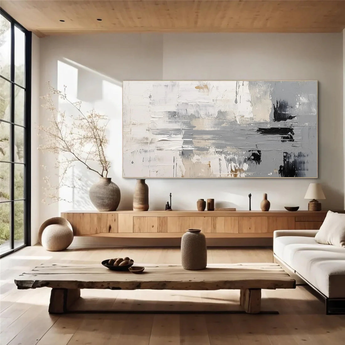 Abstract Textured Canvas Art #WS950