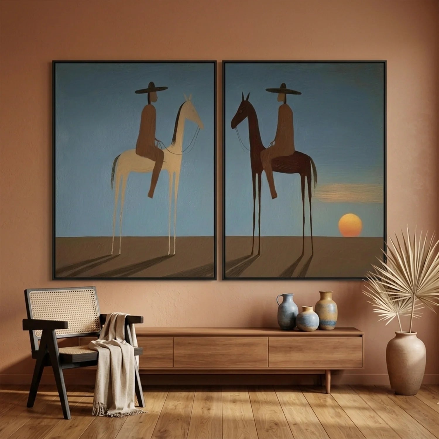 Vintage Americana Art Set of 2 #VA126