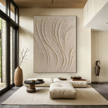 Minimalist Textured Canvas Art #MM375