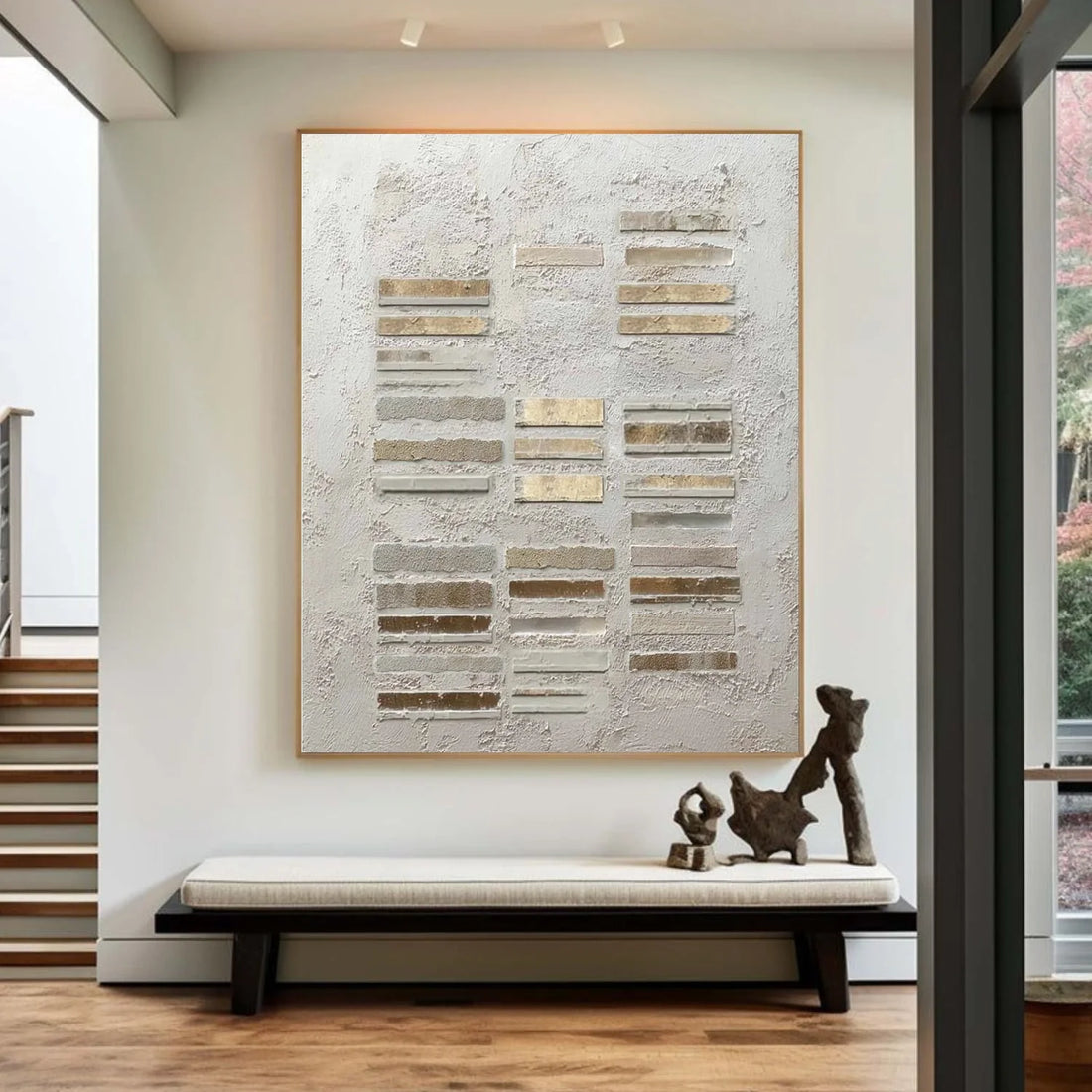 Wabi Sabi Textured Canvas Art #WS933