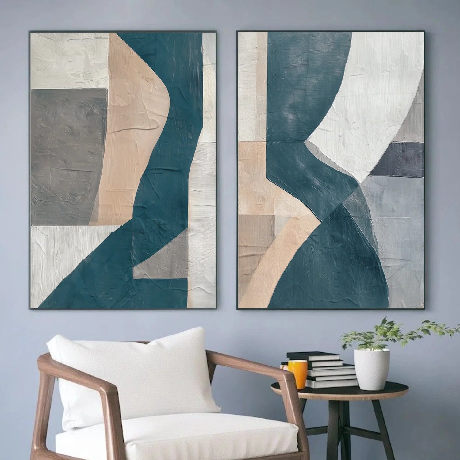 Abstract Canvas Art Set of 2 #WS878