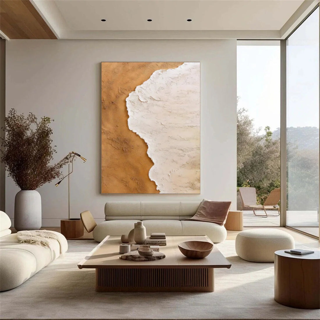 Minimalist Textured Canvas Art #MM374