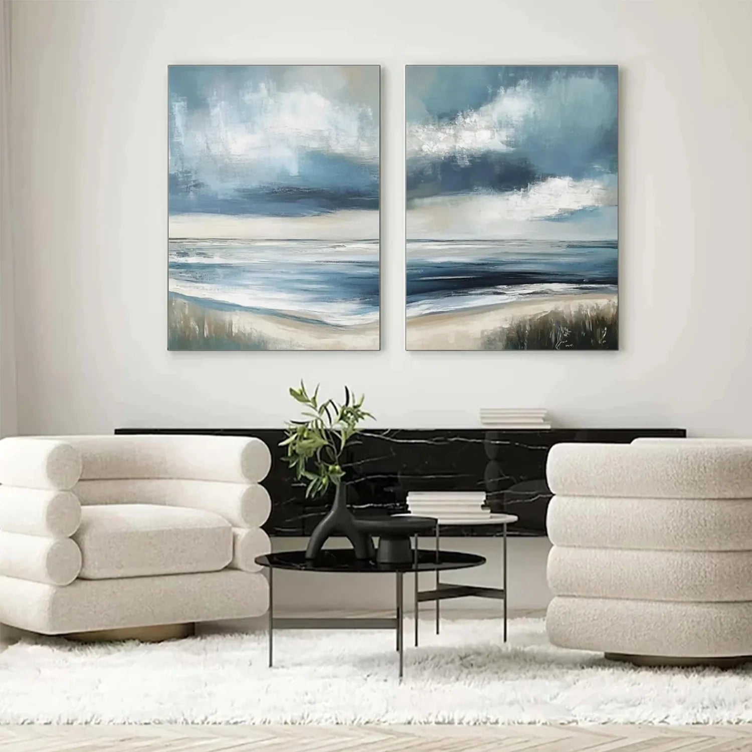 Sea & Sky Abstract Wall Art #MS128