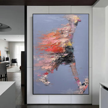 Abstract Portrait Textured Wall Art #AP073