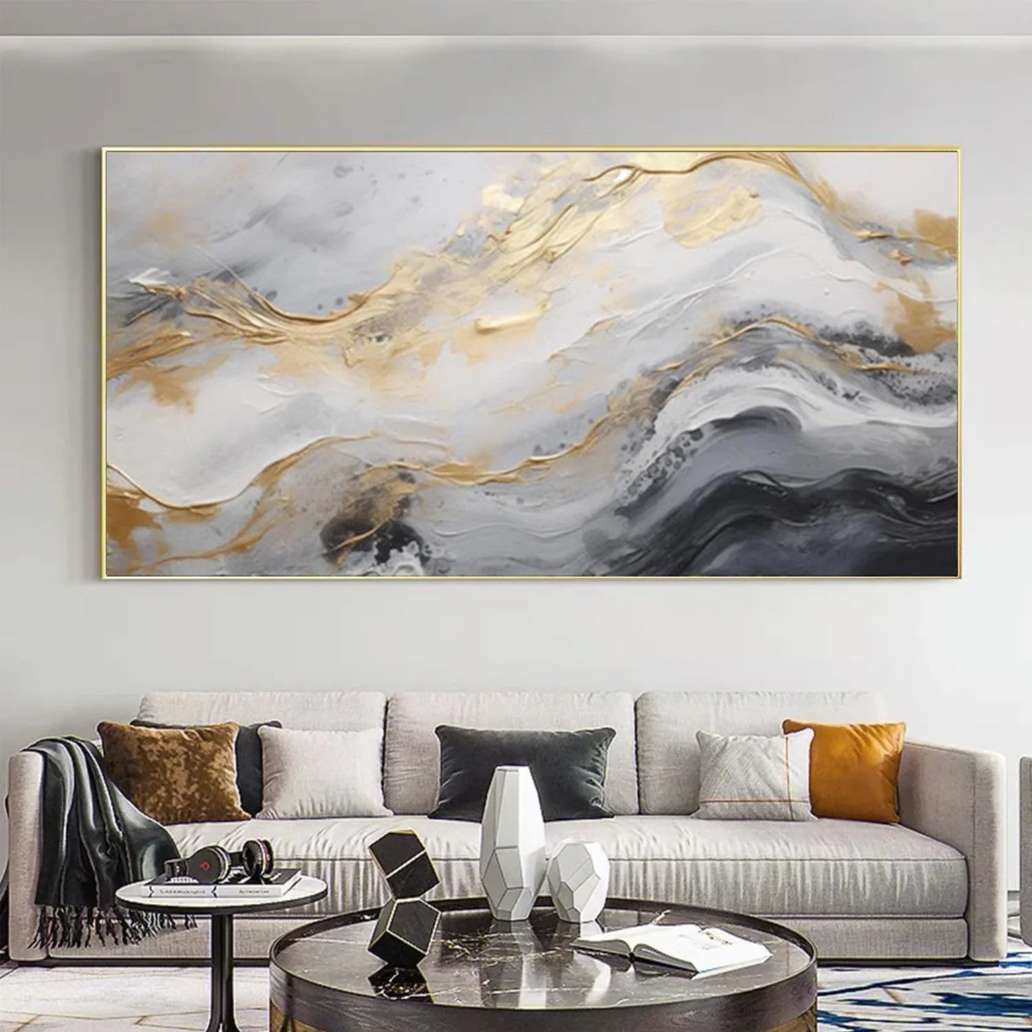 Abstract Textured Canvas Art #WS948