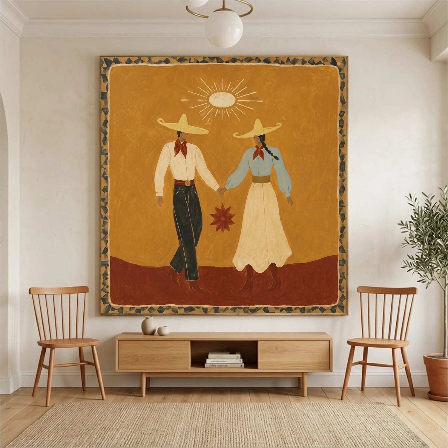 Vintage Americana Art #VA094