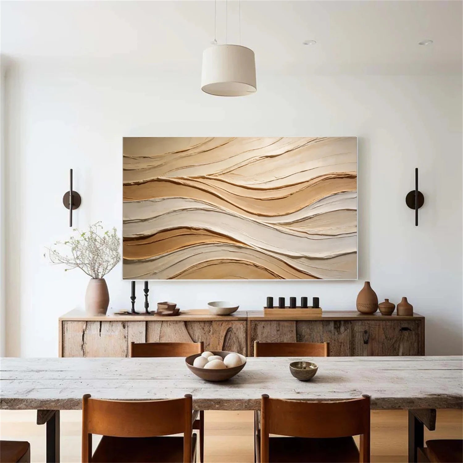 Minimalist Textured Canvas Art #MM371