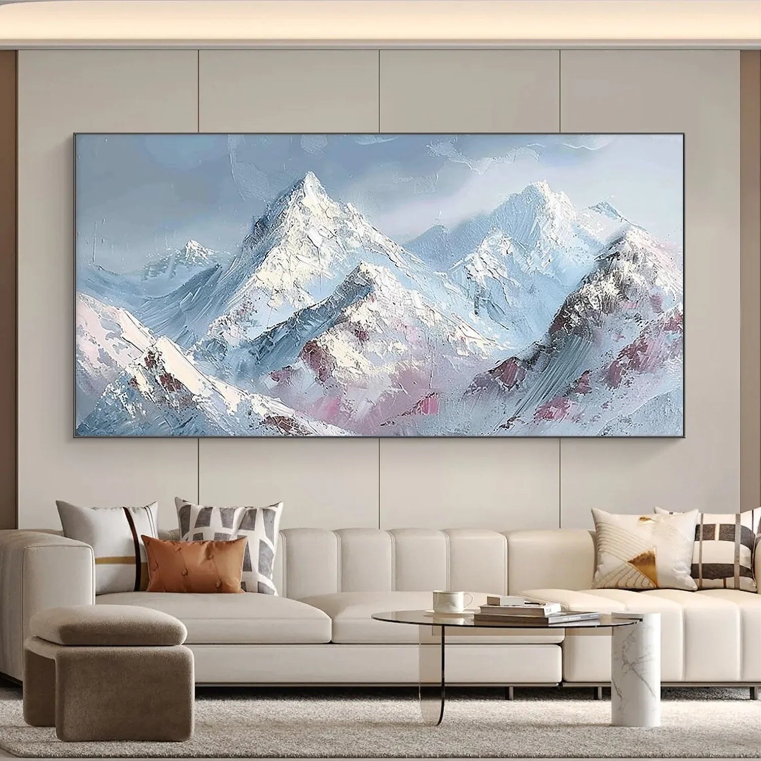 Minimalist Mountain Canvas Art #MM297