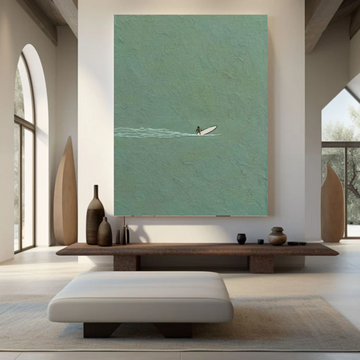 Surfing Sport Textured Wall Art #SA093