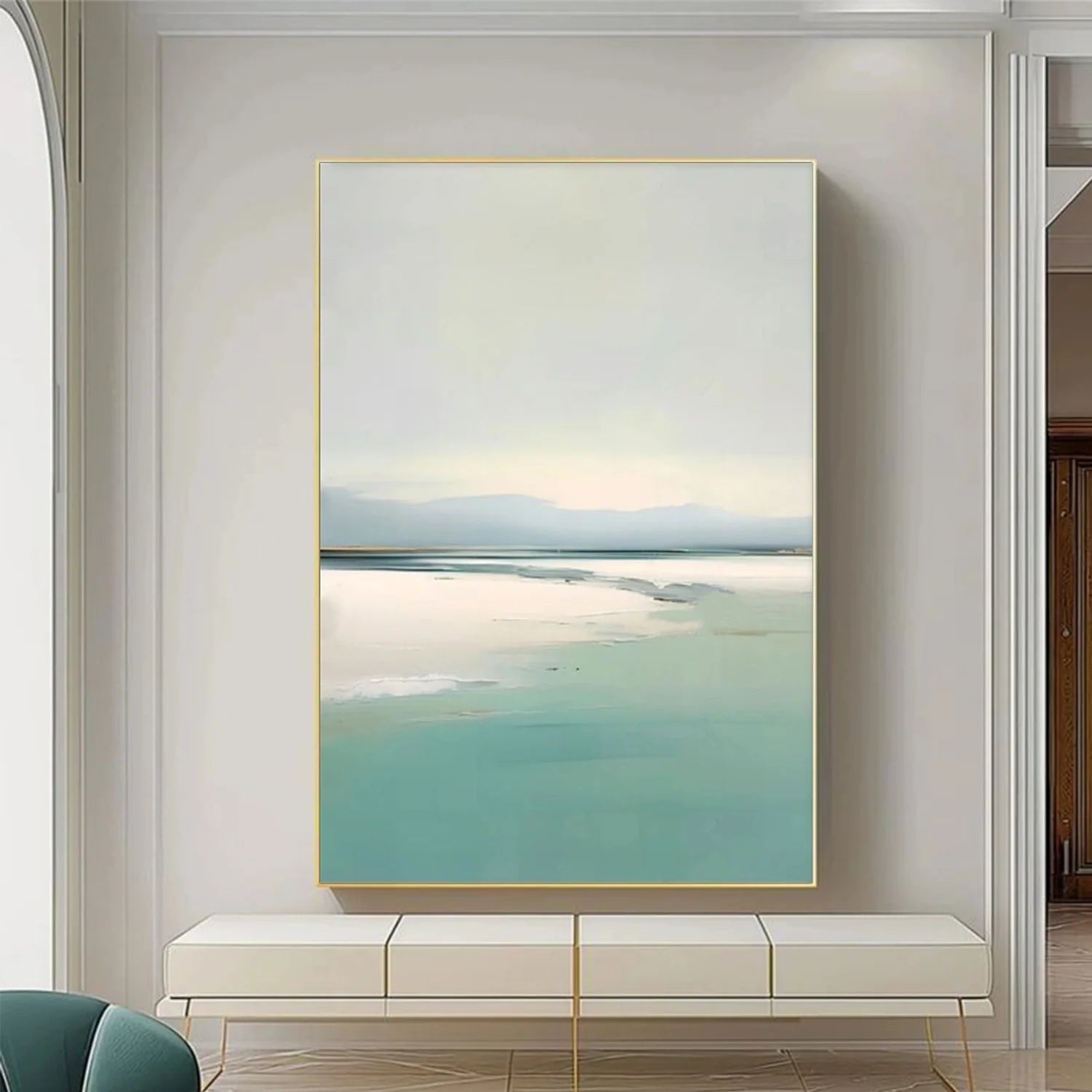 Sea & Sky Abstract Wall Art #MS227