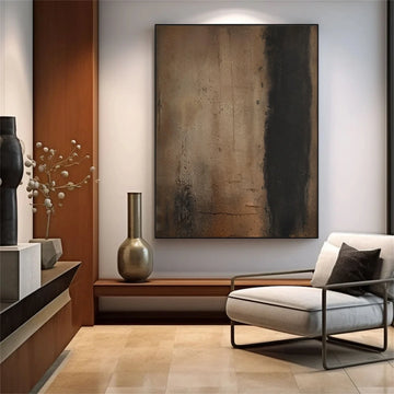 Beige and Brown Abstract Tranquility #WS514