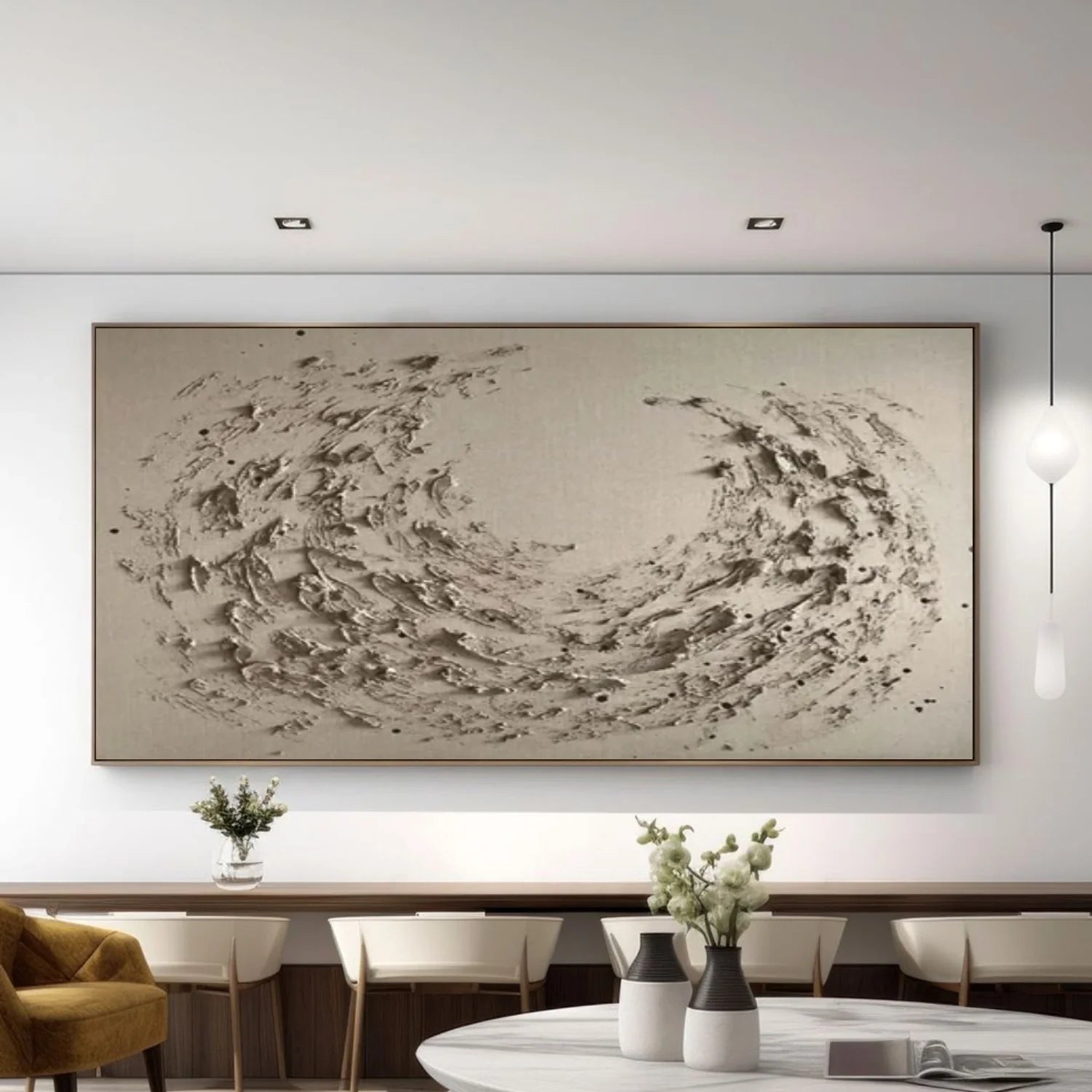 Minimalist Textured Canvas Art #MM320