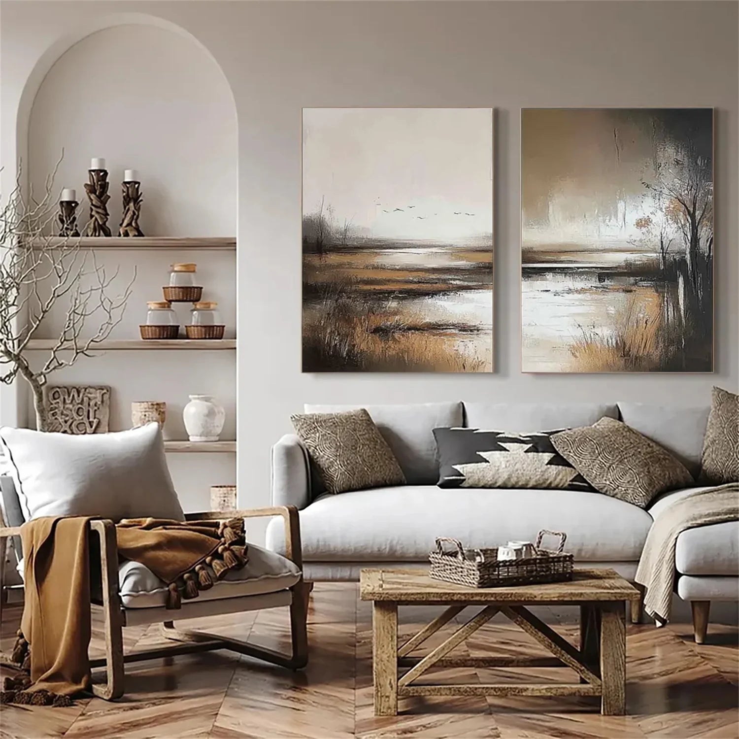 Abstract Canvas Art #WS602